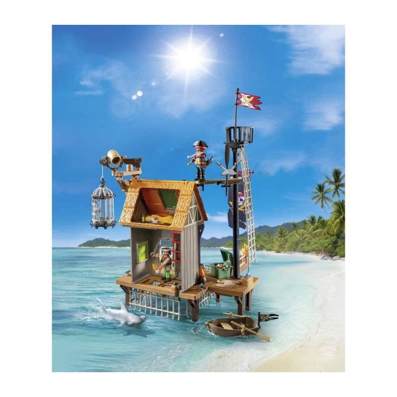 PLAYMOBIL 71792 Pirate Harbor and Lair with Prisons