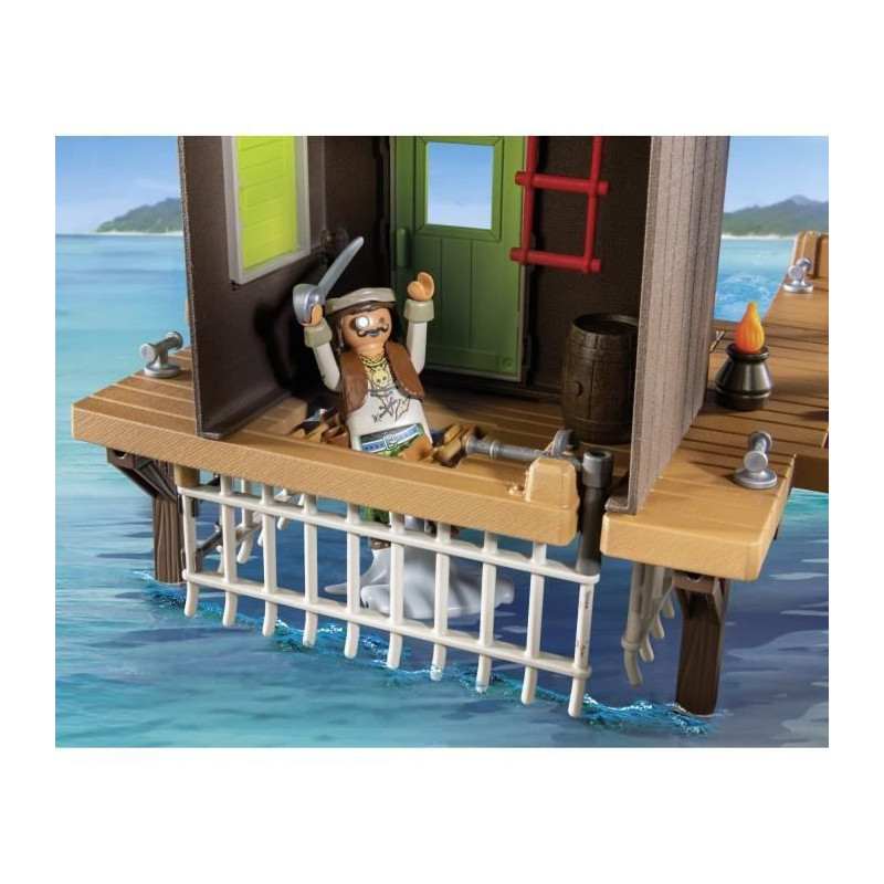 PLAYMOBIL 71792 Pirate Harbor and Lair with Prisons
