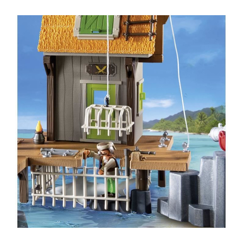 PLAYMOBIL 71792 Pirate Harbor and Lair with Prisons