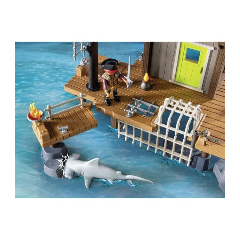 PLAYMOBIL 71792 Pirate Harbor and Lair with Prisons