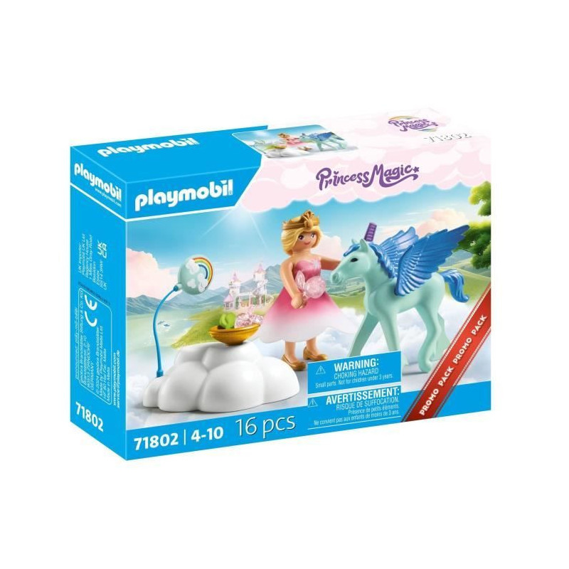 PLAYMOBIL 71802 Princess and Winged Foal with Cloud, Princess Magic, 1