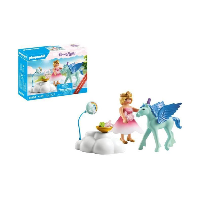 PLAYMOBIL 71802 Princess and Winged Foal with Cloud, Princess Magic, 1