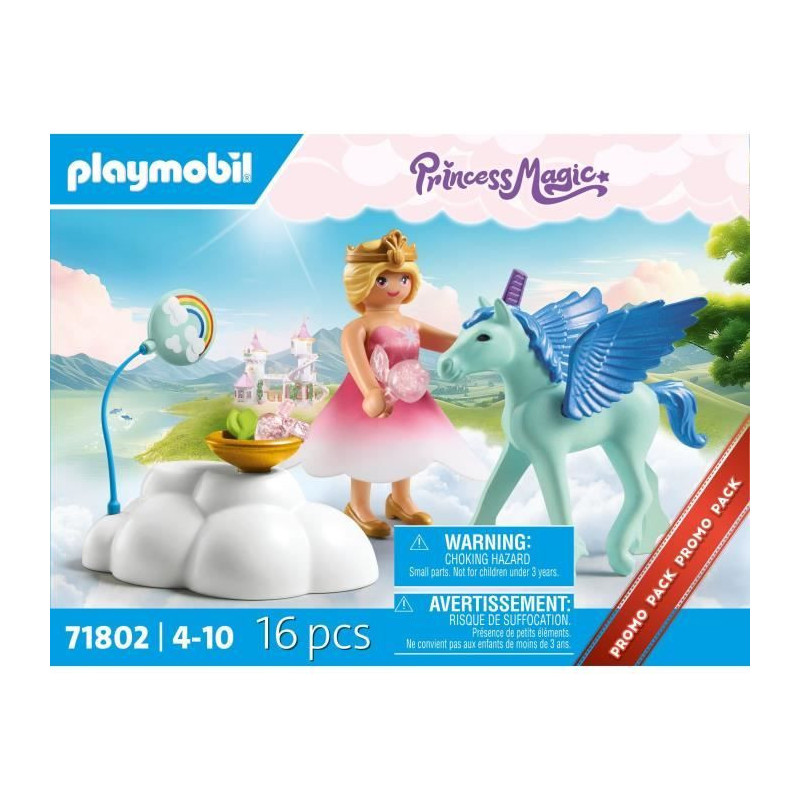 PLAYMOBIL 71802 Princess and Winged Foal with Cloud, Princess Magic, 1