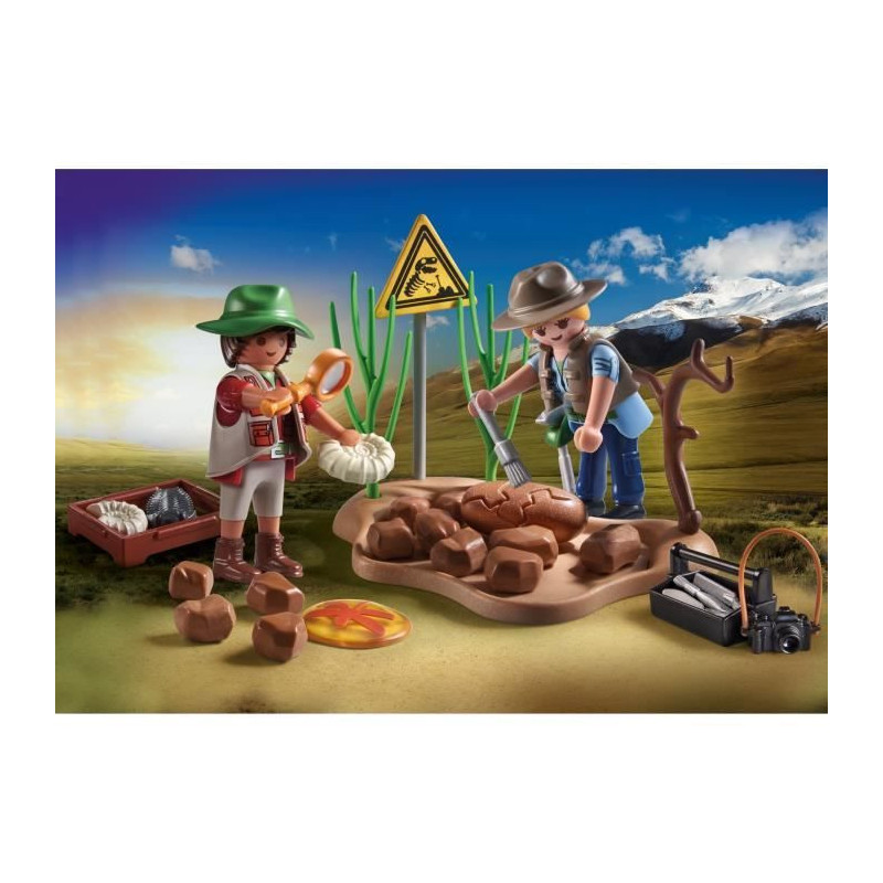 PLAYMOBIL 71805 Researchers and paleontological site with fossils, My