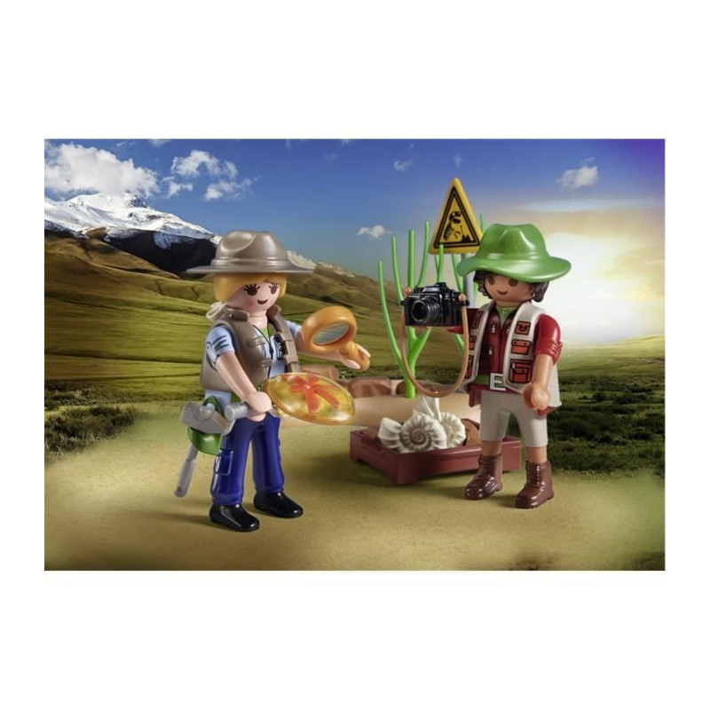 PLAYMOBIL 71805 Researchers and paleontological site with fossils, My