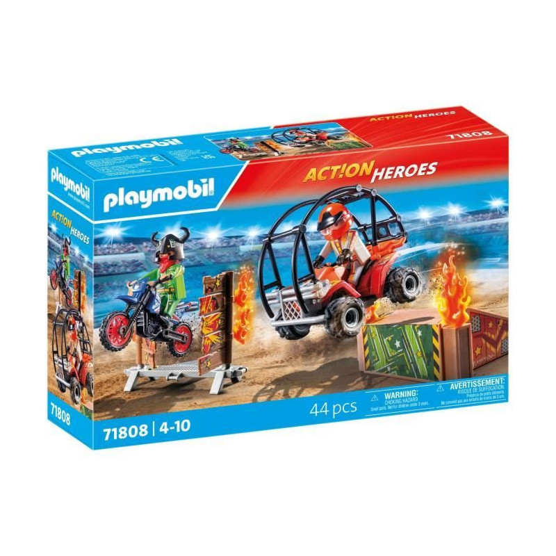 PLAYMOBIL 71808 Stunt duo with quad and motorbike