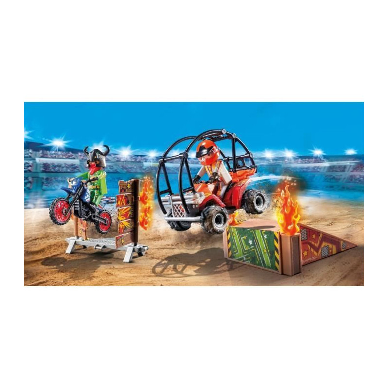 PLAYMOBIL 71808 Stunt duo with quad and motorbike