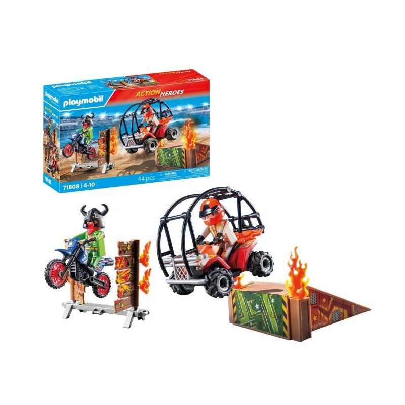 PLAYMOBIL 71808 Stunt duo with quad and motorbike