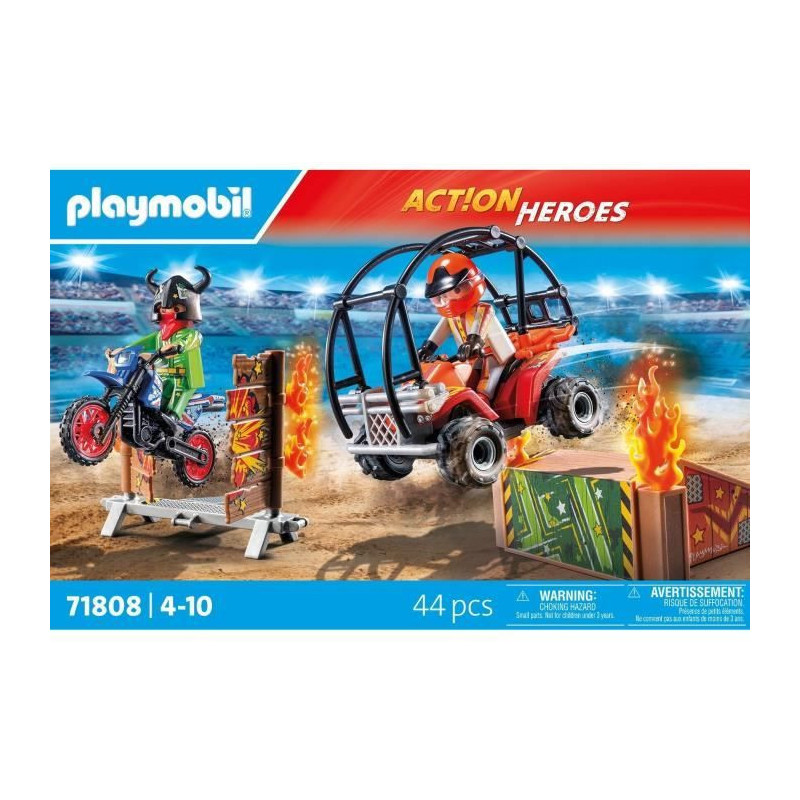 PLAYMOBIL 71808 Stunt duo with quad and motorbike