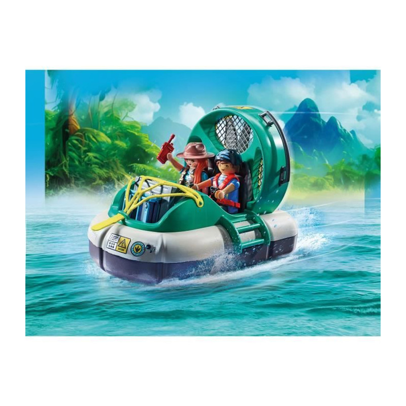 PLAYMOBIL 71819 Brachiosaurus, Explorers, Hovercraft