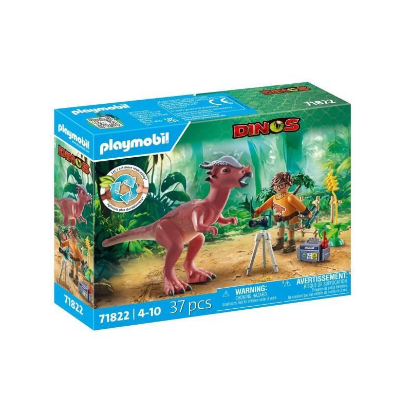 PLAYMOBIL 71822 Stygimoloch, Researcher and Accessories, Dinos, 37 pie