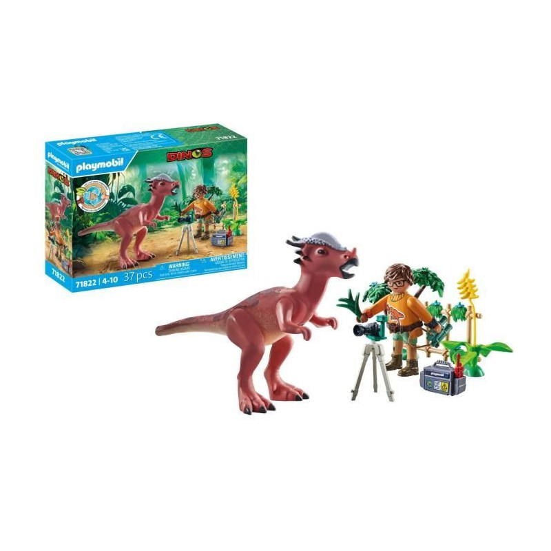 PLAYMOBIL 71822 Stygimoloch, Researcher and Accessories, Dinos, 37 pie