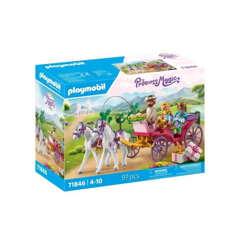 PLAYMOBIL 71846 Carriage with Princely Couple and Coachman