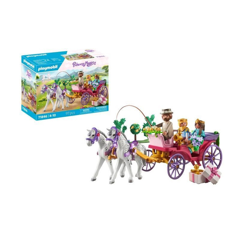 PLAYMOBIL 71846 Carriage with Princely Couple and Coachman
