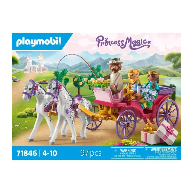 PLAYMOBIL 71846 Carriage with Princely Couple and Coachman