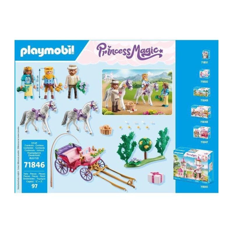 PLAYMOBIL 71846 Carriage with Princely Couple and Coachman