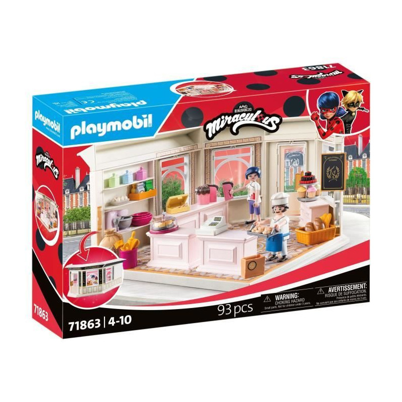 PLAYMOBIL 71863 Miraculous: Dupain Cheng Bakery