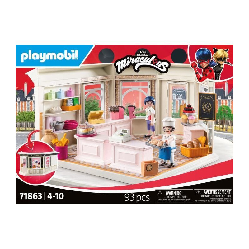 PLAYMOBIL 71863 Miraculous: Dupain Cheng Bakery