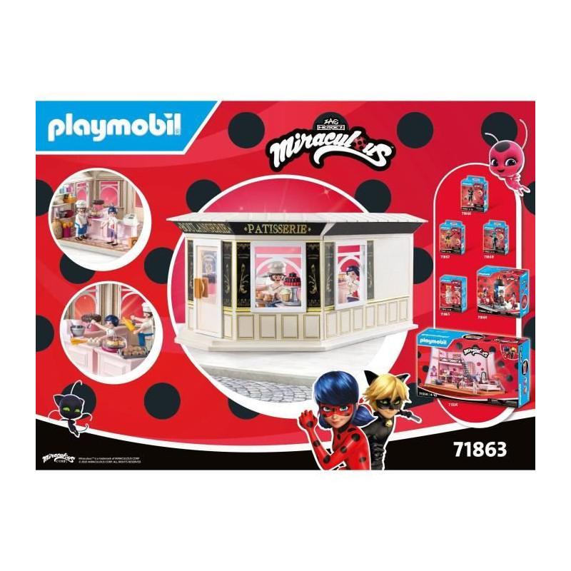 PLAYMOBIL 71863 Miraculous: Dupain Cheng Bakery