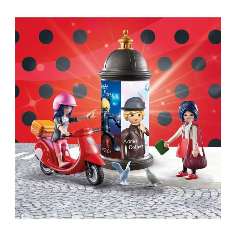 PLAYMOBIL 71864 Miraculous: Marinette on scooter & Kagami