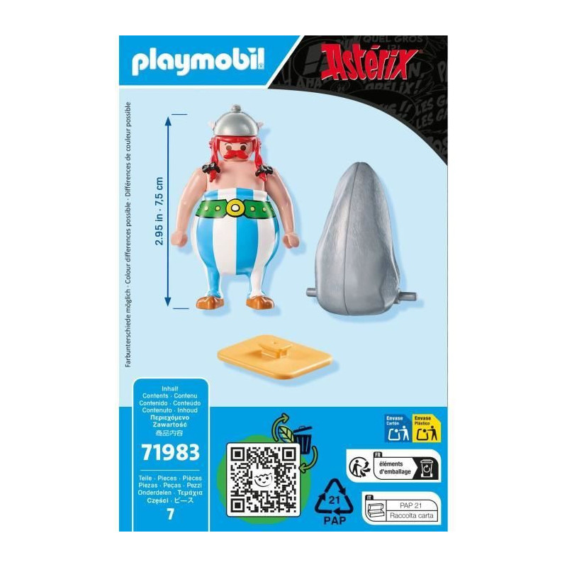 PLAYMOBIL 71983 Asterix: Obelix and his Menhir