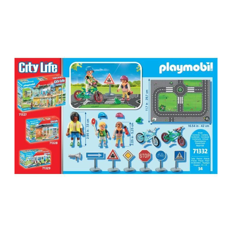 PLAYMOBIL - Road Safety Class - Red - 71332