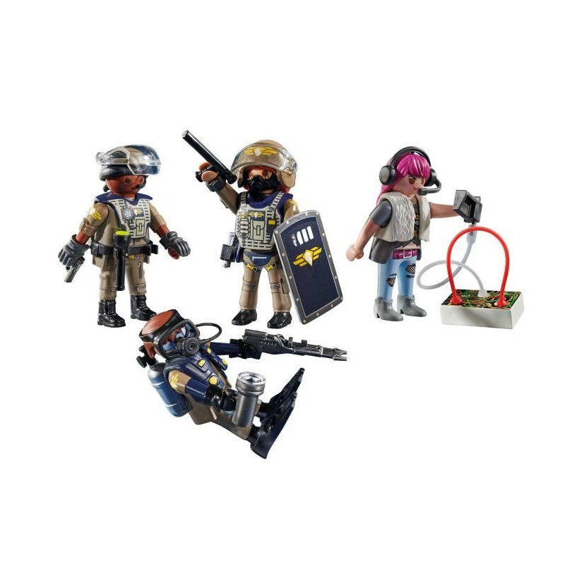 Playmobil 71146 Special Forces Team with Bandit, Policemen