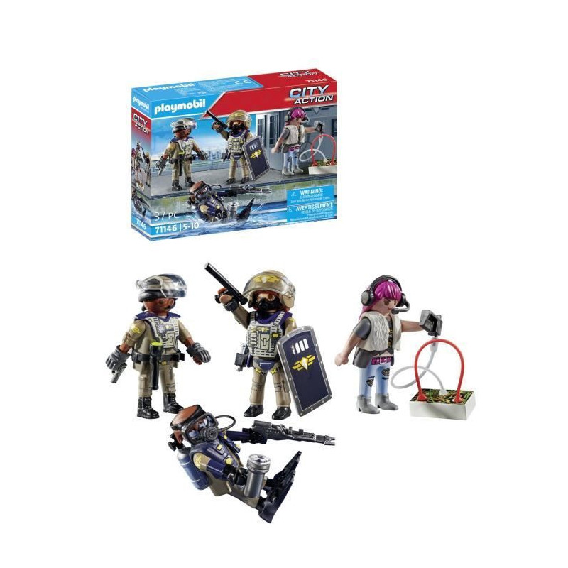 Playmobil 71146 Special Forces Team with Bandit, Policemen