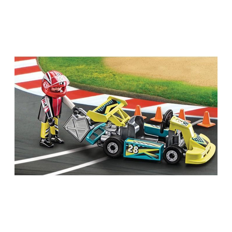 PLAYMOBIL 9322 - Action - Karting Pilot Case - New in 2019