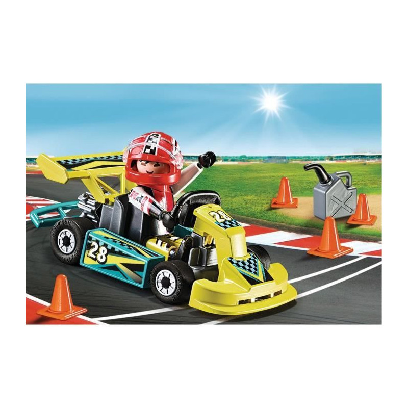 PLAYMOBIL 9322 - Action - Karting Pilot Case - New in 2019
