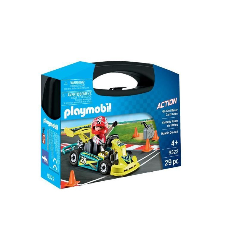 PLAYMOBIL 9322 - Action - Karting Pilot Case - New in 2019