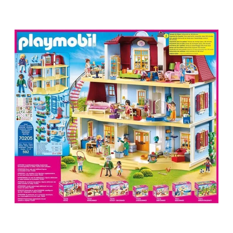 PLAYMOBIL 70205 - Dollhouse La Maison Traditionnelle - Large tradition