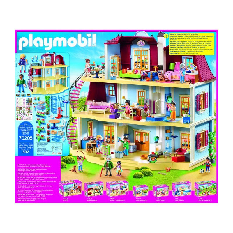 PLAYMOBIL 70205 - Dollhouse La Maison Traditionnelle - Large tradition