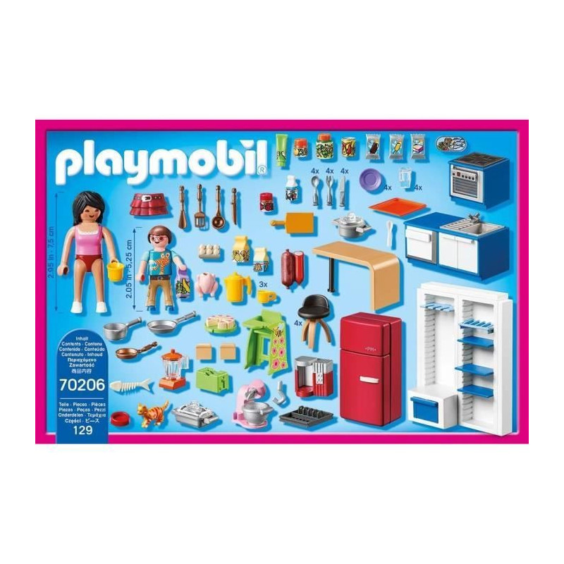 PLAYMOBIL 70206 - Dollhouse La Maison Traditionnelle - Family kitchen