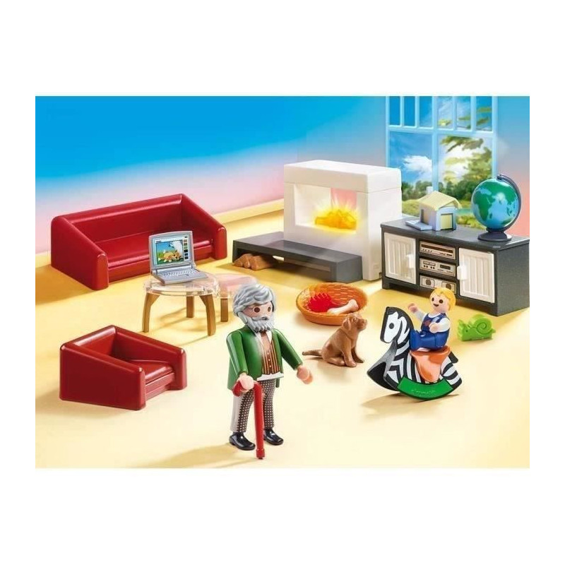 PLAYMOBIL 70207 - Living room with fireplace