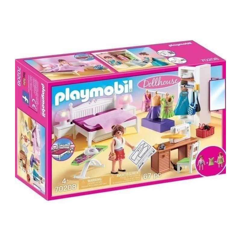 PLAYMOBIL 70208 - Bedroom with sewing space