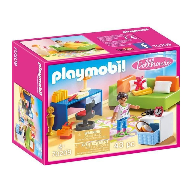 PLAYMOBIL 70209 - Children's room with sofa bed
