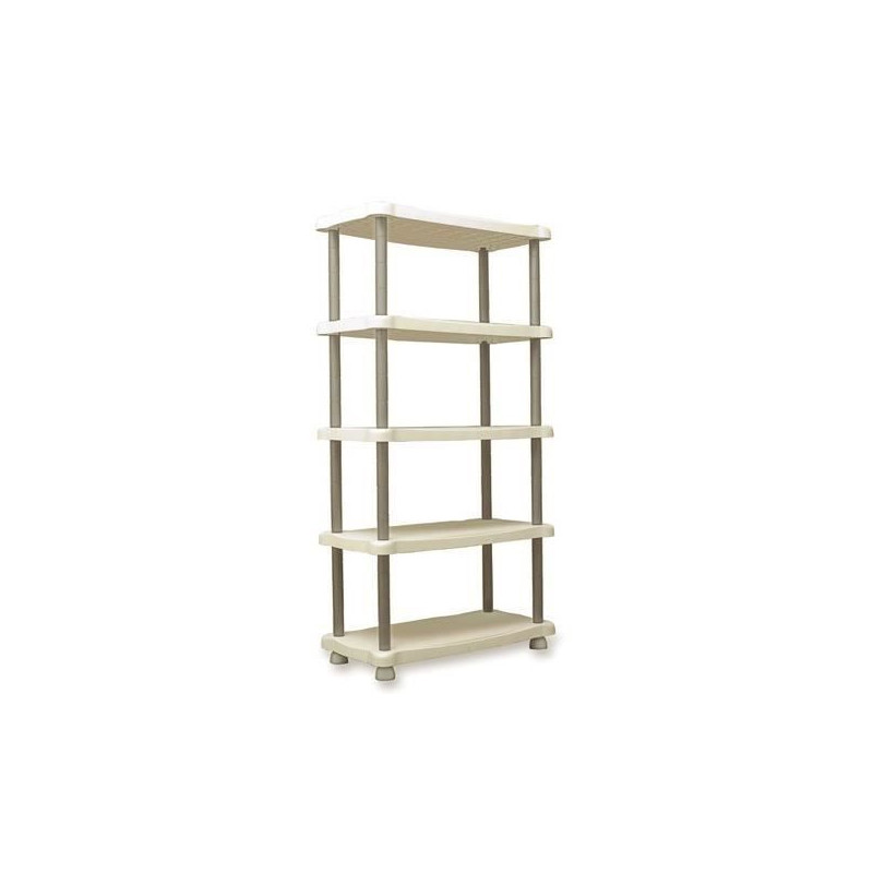 Plastiken Etagere 5 Plateaux Grande - supports 30kg per tray: H 184 x