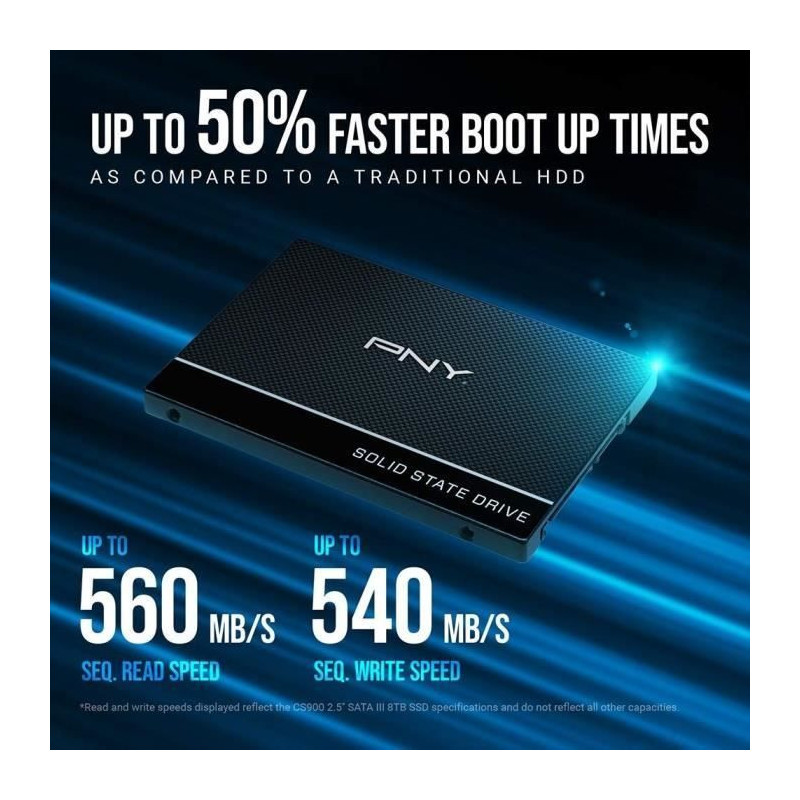 PNY CS900 SSD 2TO 2.5 hard drive