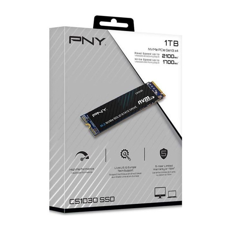PNY Technoligies CS1030 SSD hard drive - 1TB - PCIE - M2 - NVME