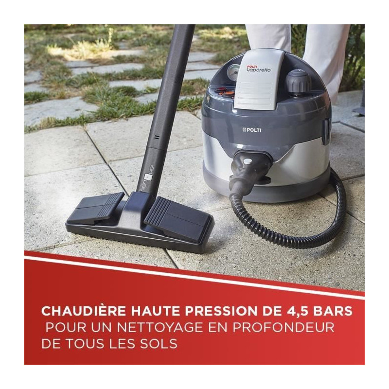 Polti vaporetto eco pro 3.0 - steam cleaner - 4.5 bar - 9 accessories