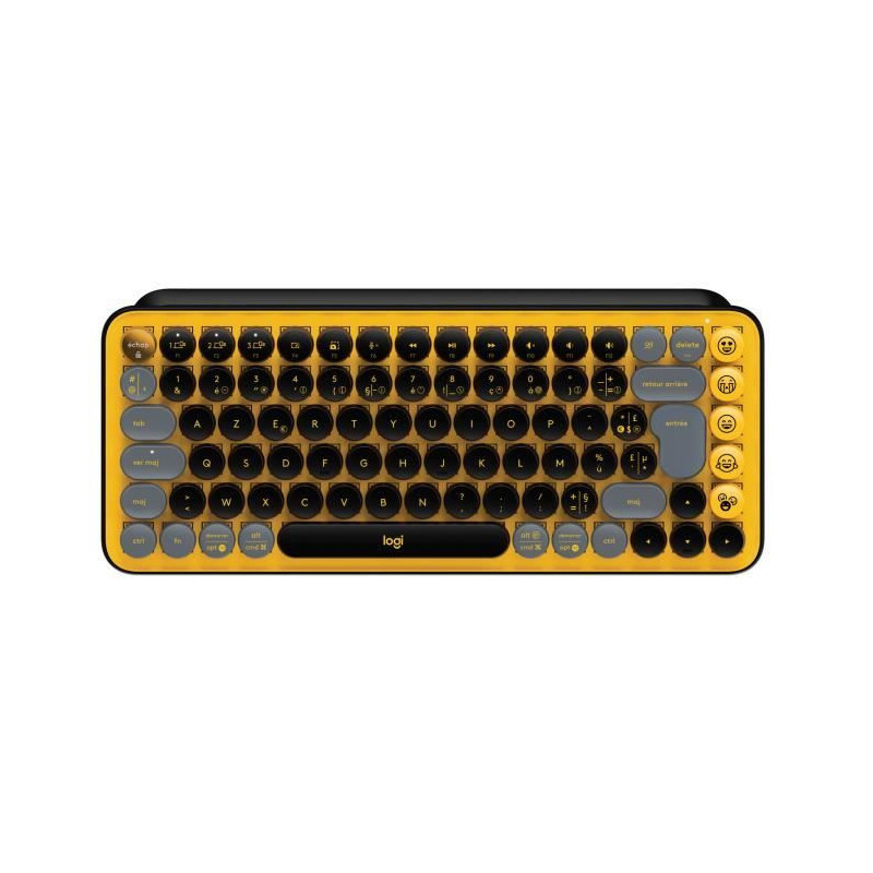 Logitech Wireless Keyboard - Mechanical POP Keys with Customizable Emo