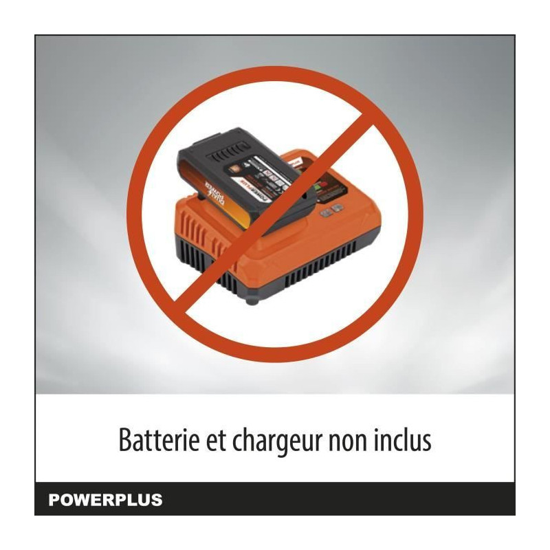 PowerPlus Dual Power Powdpg7576 - 40 V battery chainsaw, 350 mm guide,