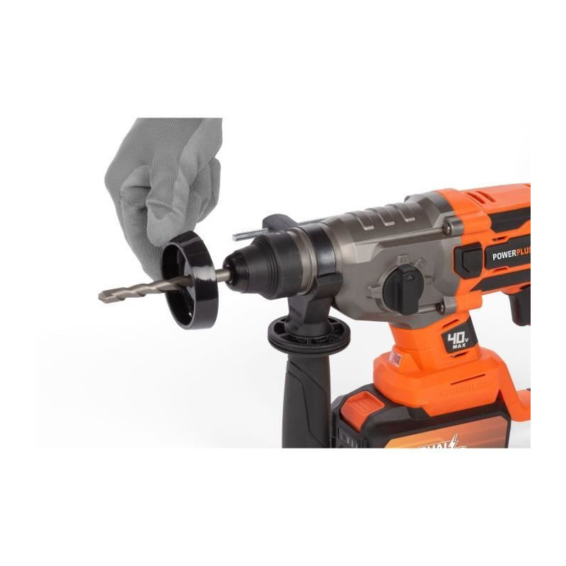 Wireless prank hammer 40V 5J SDS -Plus Brushless + 5 Accessories - Dua