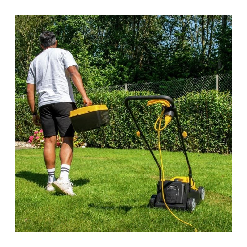 Electric lawn mower - POWERPLUS - POWEG62205 - 1300 W - 320 mm Ø - Wi