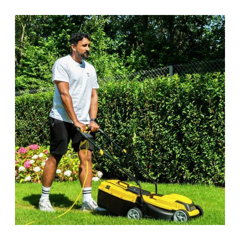 Electric lawn mower - POWERPLUS - POWEG62205 - 1300 W - 320 mm Ø - Wi
