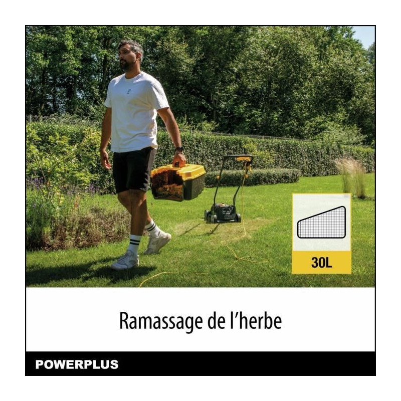 Electric Lawn Mower and Edger - POWERPLUS - POWXG62205T - 1300 W & 32