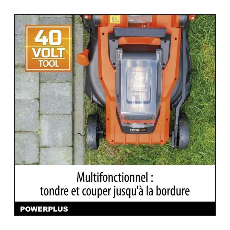 PowerPlus Dual Power Battery Lower Battery Powdpglws2 - 40 V lawn mowe