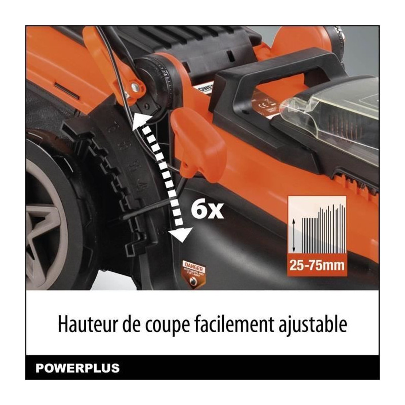 PowerPlus Dual Power Battery Lower Battery Powdpglws2 - 40 V lawn mowe