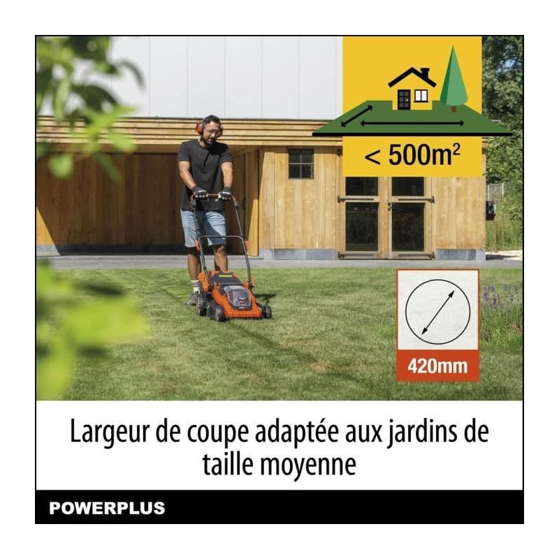 PowerPlus Dual Power Battery Lower Battery Powdpglws2 - 40 V lawn mowe